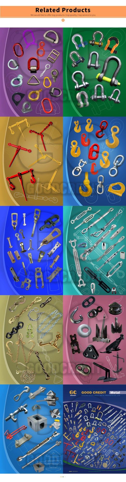 Steel or AISI304/316 of JIS Wire Rope Clips with High Quality