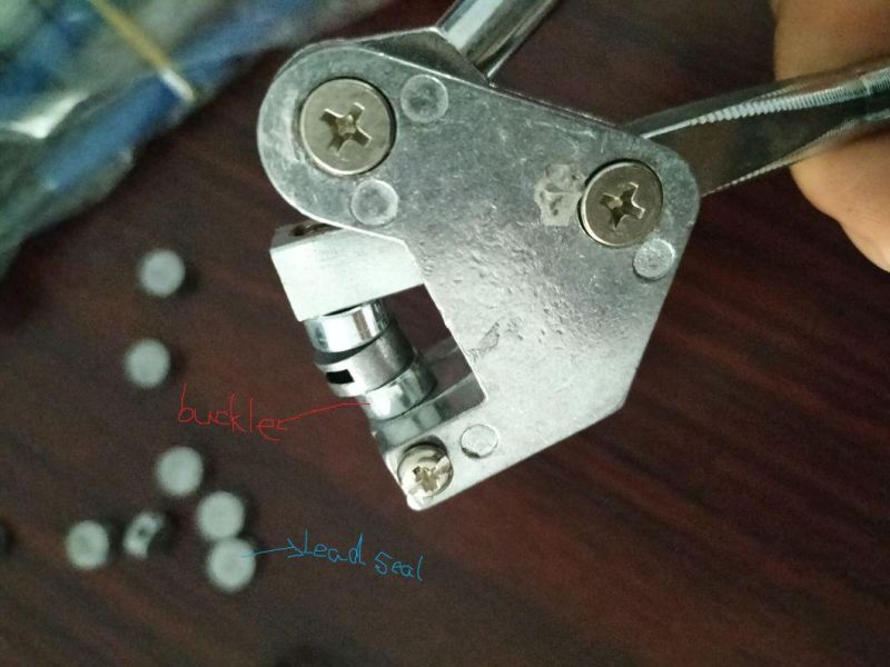 Lead Sealing Plier Stainless Steel Clamps Cramps