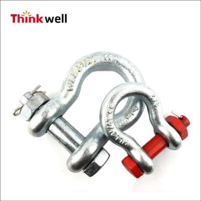 Us Type G2130 Forging Bolt Type Anchor Bow Shackle