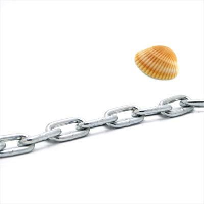 High Quality Hot DIP Galvanized DIN764 Iron Medium Link Chain