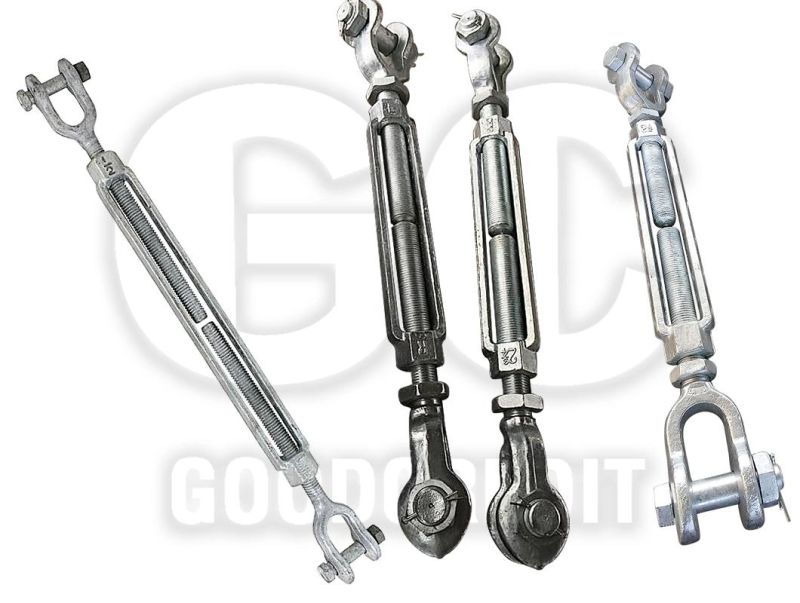 Commercial Type Eye and Hook Malleable Turnbuckle DIN1480 Turnbuckle Us Forged Turnbuckle