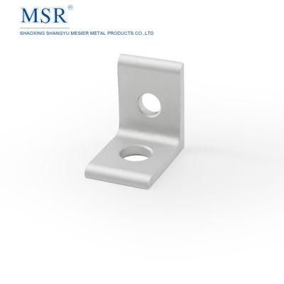 6006 Wholesale High Precision 2 Hole L Shape Bracket for V Slot Aluminum Profiles Connecting (20 to 40)