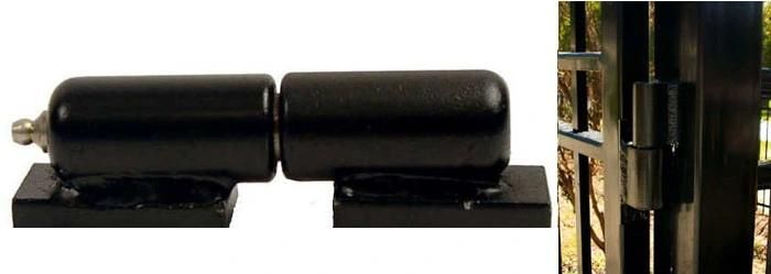 6" Iron Flag Weld on Barrel Hinge for Trailer Door