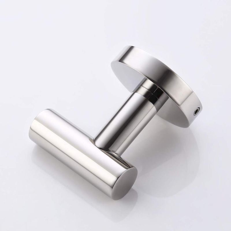Bathroom Matte Black Coat Hook SUS 304 Stainless Steel Single Towel/Robe Clothes Robe Hook