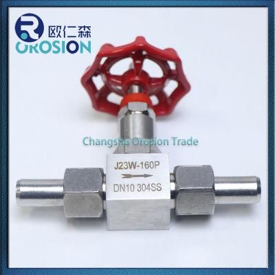 High Pressure 6000 Psi 2 Way Stainless Steel Weld Needle Valve