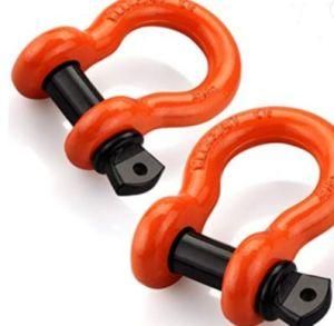 D Shackle with Screw Pin High Precision Made of Carbon Steel China Supplier
