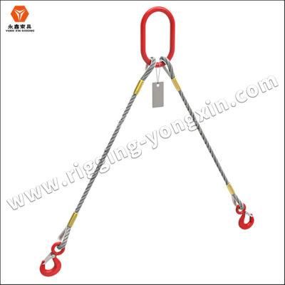 Galvanized Steel Wire Rope Hand Spliced Lifting Sling