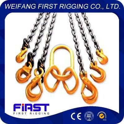 Factory Supplied Welded Lifting Chain with Rigging Hardware