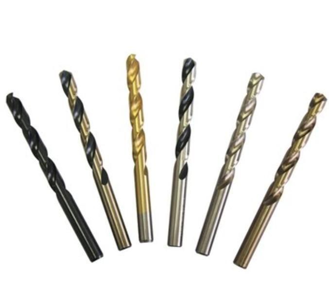 HSS Twist Drill Bit Fully Ground with Black & Amber Finish