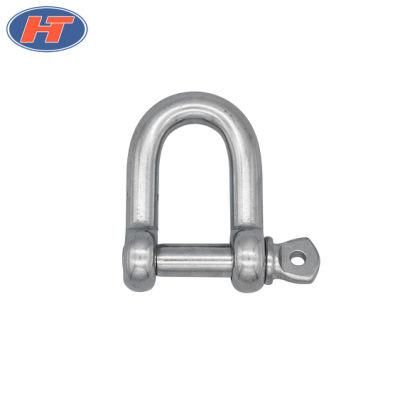 Selected Material Stainless Steel304/316 Wide D Shackle with High Quality