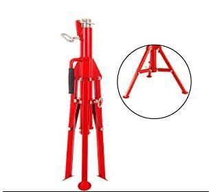 Folding Pipe Clamps V-Head Pipe Stand Pipe Support with Single Ball Transfer