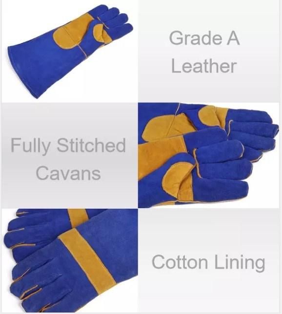 RF 16" OEM Style Safety Industrial Welding Leather Gloves
