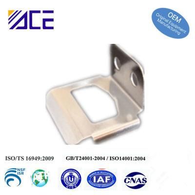 OEM Lamp Chrome Plating Metal Stamping Spring Clip/ SUS Punching Parts for Industry/ Bending