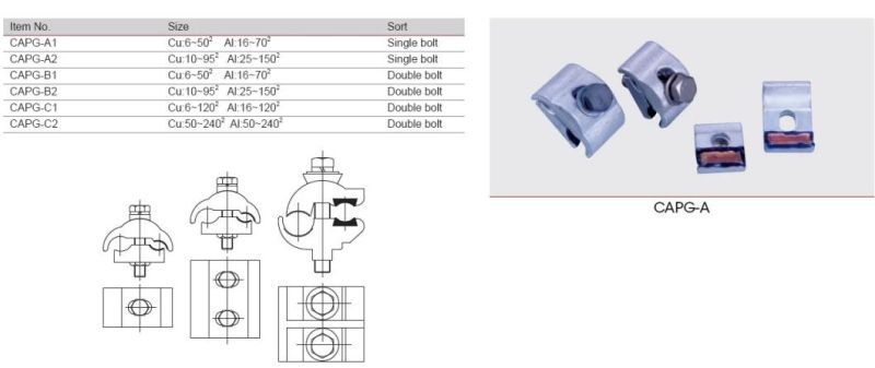 APG Aluminum Pg Clamps APG-a/ Capg