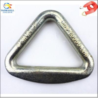 Forged Galvanized Steel Winch Strap Delta Ring