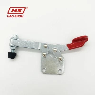 Haoshou HS-22105 China Clamp Factory Outlet Straight Base Horizontal Hold Down Toggle Clamp Used on CNC Machines Tools