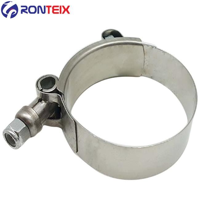 American Type Customized Adjustable Stainless Steel Hose Clamp for Silicone Hose