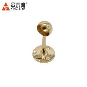 Zinc Alloy Pipe Lever Bracket Ceiling Closet Rod Rail and Support Support Screws Dia 16mm, 19mm, 22mm, 25mm, 30mm