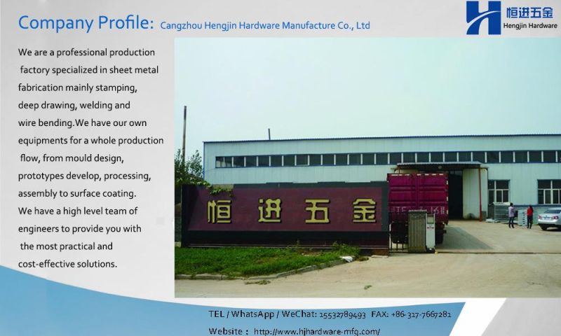 Custom Hydraulic Machine Hardware Deep Drawn Part Metal Stamping Parts