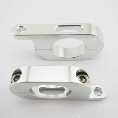 CNC Machining Aluminium Pipe Clamp Anodizing LED Bar Clamp