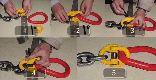 G80 Drop Forged European Type Anchor Chain Connecting Link
