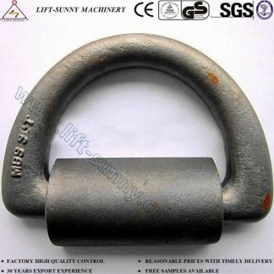 D Ring Drop Forged D Ring with Weld-on Clip