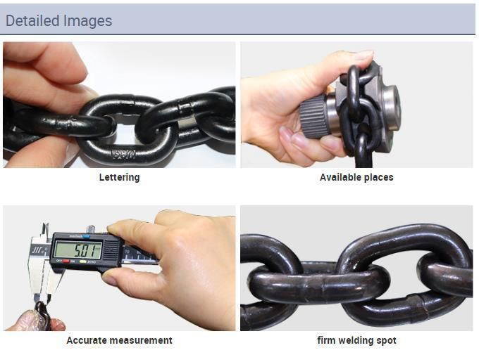 6mm-42mm En818-2 Black G80 Lifting Chain