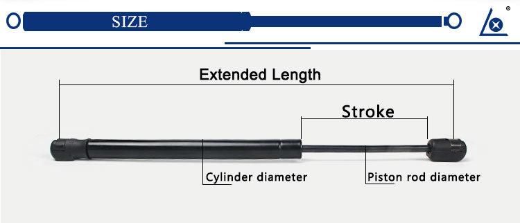 Cylinder Gas Struts Spring with SGS RoHS for Auto Car