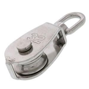 High Strength Stainless Steel Pulley with Swivel Type