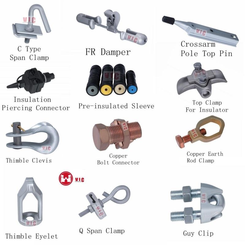 Pole Line Hardware Cable Clamp, Hot Line Clamp