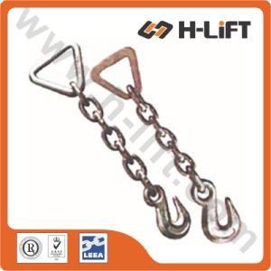 Chain with Delta Ring and Grab Hook Each One End (SJH)