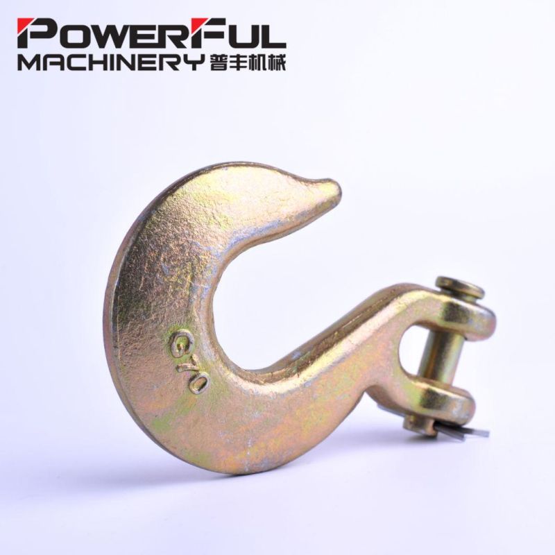 G70/G43 Factory Linkmetal Mention High Strength Galvanized Forged Clevis Grab Hook for Lifting