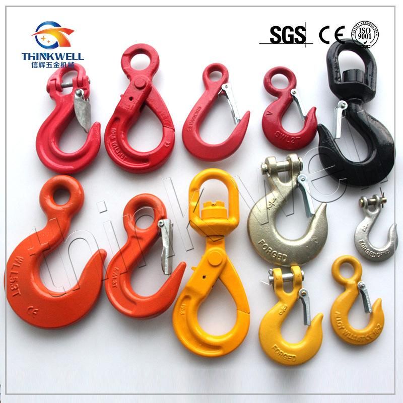 G70 Forging Galvanized Clevis Slip Hook with Latch