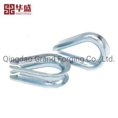 Rigging Hardware Galvanized Cable DIN 6899b Wire Rope Thimble