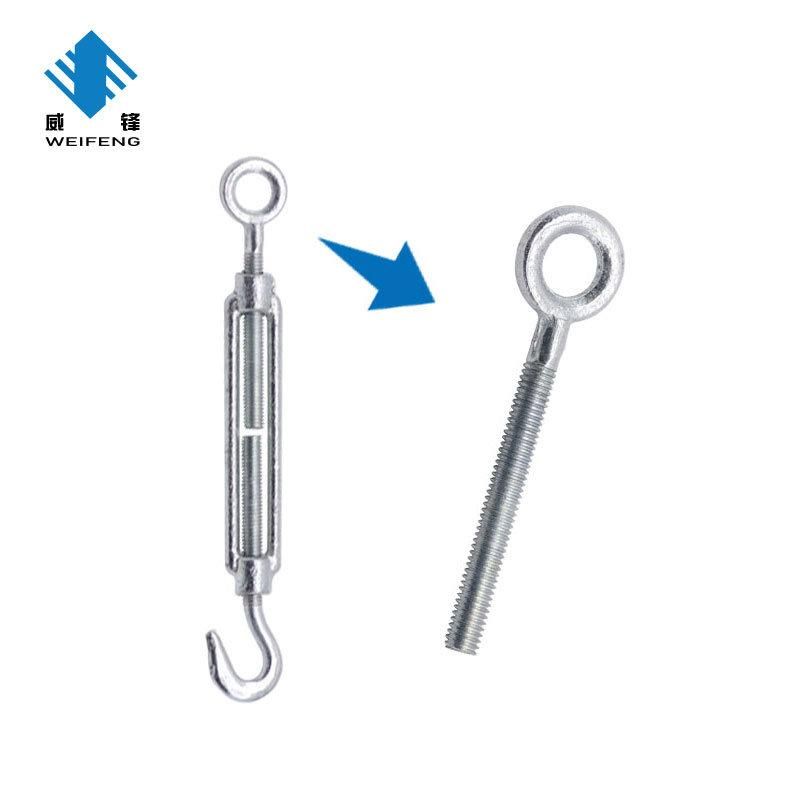 Galvanized DIN1480 Commercial Malleable JIS Us Type Turnbuckle