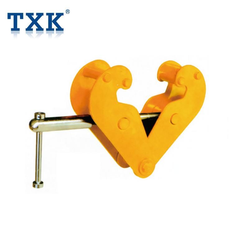 Txk Factory Used 5 Ton Beam Clamps for Hoisting/Pulley Blocks/Crane Beam