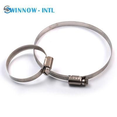 Standard W4 Germany Style Hose Clamp Stainless Steel Pipe Clamp