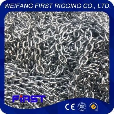 Electro Galvanized DIN 763 Long Link Chain Lifting Chain