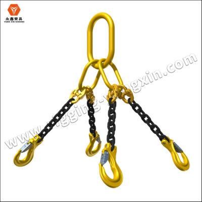 China Manufacture G80 Four Legs Safety Lifting Chain Sling