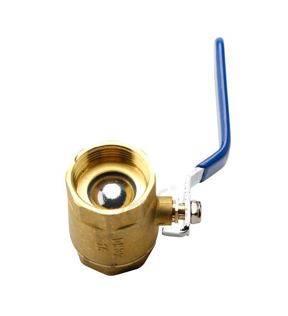 Female Threaded Brass Close Ball Faucet Full Port Handle Valve DN25 DN32 DN40 DN50 Water-Gas-Oil Adapter Control Pipe Fittings