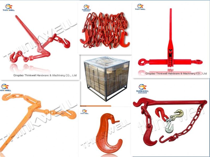 Factory Price High Tensile Hook Painted Lashing Chain