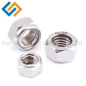 Hex Self Locking Anti Loose Nut All Metal Hex Insert Lock Nuts