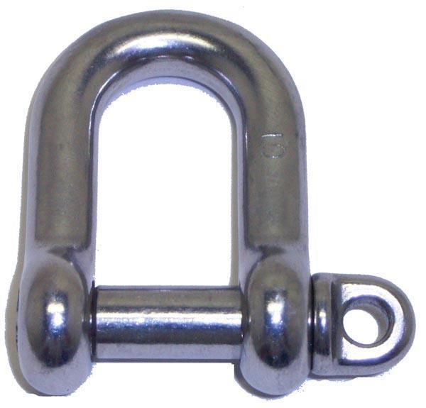 Factory G80 High Tensile 316 Stainless Steel Screw Pin Anchor Dee Shackle for Overloading Work