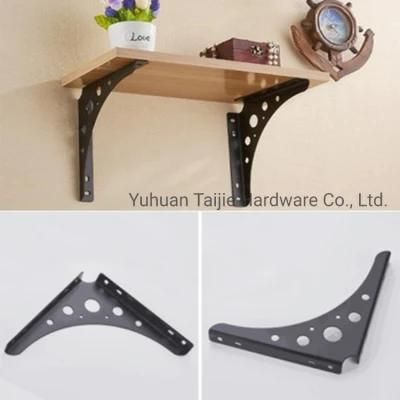 Satin Black European Style Bracket for Shelving