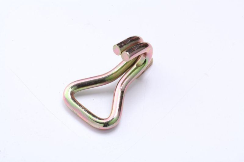 2" Extra Long Double J Hook for Tie Down Strap