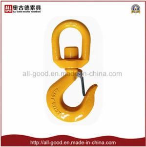G80 Forged S322 Hoist Swivel Hook with Safety Latch