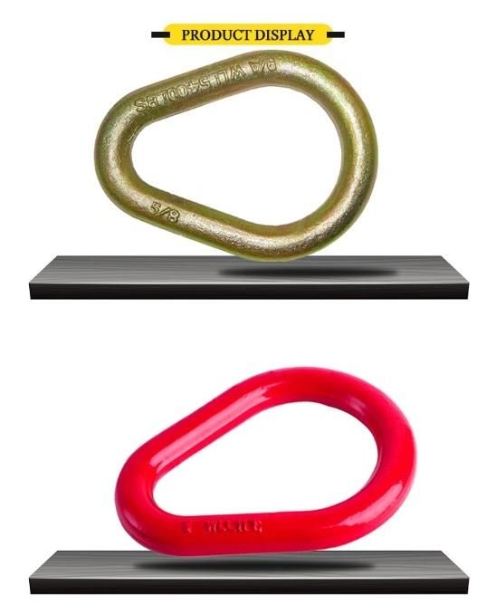 High Tensile Forged Steel Pear Shape Sling Link for Chain Lifitng