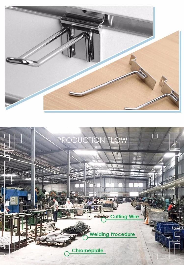 Double Wire Store Fixture Commercial Equipment Hooks