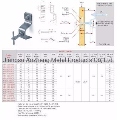 Good Quality Z Stone Cladding Brackets