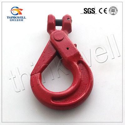 Forged G80 Clevis safety Hook/Clevis Self-Locking Hook